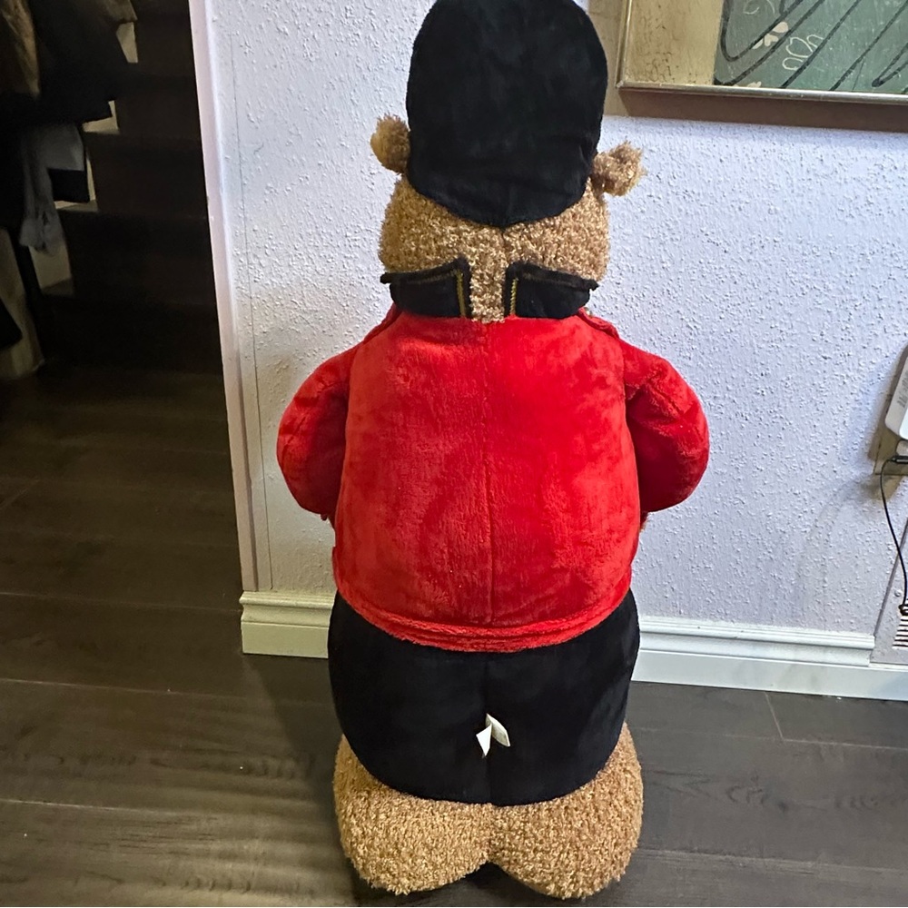 Large 3ft Royal Guard Teddy Bear Plush Holiday Decor Vintage Style 2003 - Picture 4 of 5